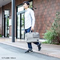 サンワサプライ 軽量カジュアルPCバッグ 15.6インチワイド グレー BAG-CA10GY 1個（直送品）