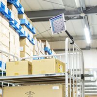 サンワサプライ 7~11インチ タブレットホルダー カート用 台車用 CAR-SPHLD7 1個