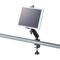 サンワサプライ 支柱取り付け用タブレットホルダー 2関節 アルミ製 CAR-SPHLD6 1個（直送品）