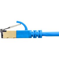 サンワサプライ カテゴリ8細径LANケーブル CAT8 ケーブル径4.0mm ブルー 2m KB-T8SL-02BL 1個