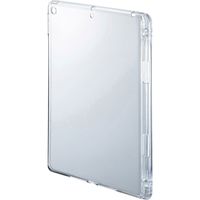 サンワサプライ iPad 10.2インチ Apple Pencil収納ポケット付きクリアカバー PDA-IPAD1618CL 1個