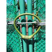 サギサカ 極太ダイヤルロック 60cm カーキ 43989 1個