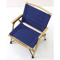 スパイス バカンス　キャンパスフォールディング　ウッドディレクターチェア　ネイビー SFVY1920NY 1台（直送品）