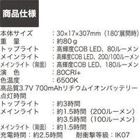 TAKENOW 折り畳み式COBスリムライト WL3110 1個