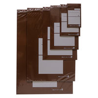 金鵄製作所 茶遮光ユニパック Kサイズ AS75120-008 1袋（100枚入）