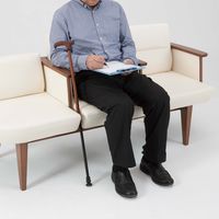 【組立設置込】コクヨ　レフィナ　ロビーチェアー　2人掛け　右アール　ローバック　アームレスチェアー　座・肘：ペールカーキ×背：　1脚（直送品）