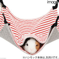 リーフ オプションパーツ 接触冷感 小動物のハンモック用お布団 赤ボーダー 2250003986377 1個（直送品）