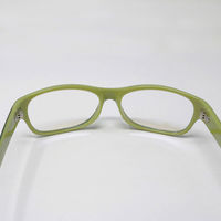 ハート光学 ブルーカットレンズ快適パソコンメガネ ブラック/グリーン PC61-3 1個