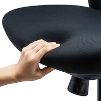 サンワサプライ メッシュチェア 高耐荷重 耐荷重 120kg ブラック SNC-NET20BK 1個（直送品）