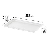 インボックス ML フタ プレート 収納ケース squ+ クリア 透明 NIB-PMLCL サンカ 1個