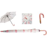 共栄工業 55cm ジュニア ビニールプリント傘 うさぎ 40105 1セット（6本）（直送品）