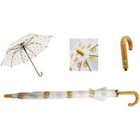 共栄工業 55cm ジュニア ビニールプリント傘 くま 40105 1セット（6本）（直送品）