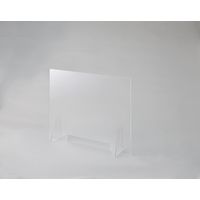 【飛沫防止パネル】 光 飛沫飛散防止パネル アクリル製 透明 3mm厚 450×600mm 小サイズ HBPA643 1台