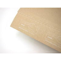 ネクスタ 開封テープ付き宅配袋 茶 大（320×430×100mm） 1セット（100枚：10枚入×10パック）