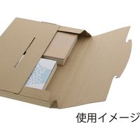 【底面A4】ラクポスBOX 縦228×横312×高さ25mm クラフト 1袋（10枚入）HEIKO