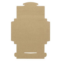 【底面B6】ラクポスBOX 縦145×横195×高さ20mm クラフト 1袋（10枚入）HEIKO