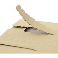 【底面B5】ラクポスBOX 縦190×横265×高さ20mm クラフト 1袋（10枚入）HEIKO