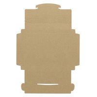 【底面A5】ラクポスBOX 縦155×横215×高さ20mm クラフト 1袋（10枚入）HEIKO