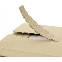 【底面A4】ラクポスBOX 縦235×横330×高さ30mm クラフト 1袋（10枚入）HEIKO