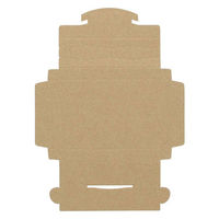 【底面A6】ラクポスBOX 縦110×横160×高さ20mm クラフト 1袋（10枚入）HEIKO