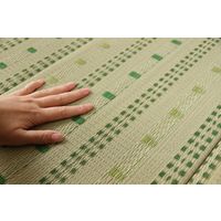 萩原 い草 6つ折りマットレス ポルコ 800×1800×40mm グリーン 81947622 1枚（直送品）