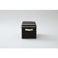 山善 YAMAZEN どこでも収納ボックス ふた付 幅380×奥行250×高さ250mm ブラウン YNF-3PF(BR) 1セット(3個入)（直送品）