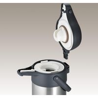 サーモス ステンレスエアーポット ステンレスブラック TAH-2200-SBK 1個