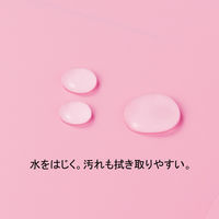 アスクル フラットファイル PP製 A5ヨコ 背幅18mm FF-P1EA5 ピンク（桃） 30冊 オリジナル