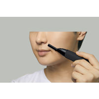 パナソニック ファースト フェイスシェーバー ER-GM40-K 黒 水洗い対応 電池式 マユコーム付 マユカバー付