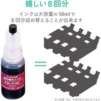 エレコム 詰替えインク/キヤノン/BC-361対応/3色セット(8回分XLサイズは4回分) THC-361CSET8 1個
