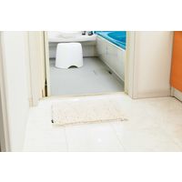 山崎産業 バスマット　スウスウ抗菌ストロングＷ　３６×５０　オフホワイト　1箱（1枚入） 4903180190935（直送品）