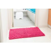 山崎産業 バスマット スウスウ抗菌ストロングW 50×80 カジュアルピンク 1箱(1枚入) 4903180191062（直送品）