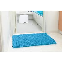 山崎産業 バスマット スウスウ抗菌ストロングW 50×80 カジュアルブルー 1箱(1枚入) 4903180191079（直送品）