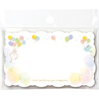 ササガワ ファンタジーカード ハッピーバルーン 16-653 1セット：75枚（15枚袋入×5冊袋入）