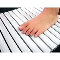 シマブン プール用樹脂グレーチング ノンスリップタイプ 直線用 L=500mm GAP-25W250-B 1枚（直送品）