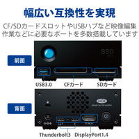SSD 外付け 2TB 据え置き 5年保証 1big Dock Thunderbolt3 STHW2000800 LaCie 1個（直送品）