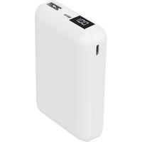 磁気研究所 液晶表示付きモバイルバッテリー10000ｍAh　ホワイト HD-MBLCD10000BTWH 1個（直送品）