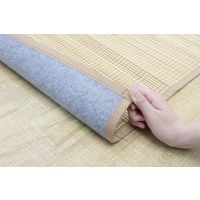 イケヒコ・コーポレーション コンパクトに畳める竹ラグ ヨーク 240Ｘ320 グレー a2283220 1枚（直送品）