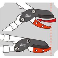 三陽金属 ザクト太枝切鋏レッド ANG-650 1204 035604 1本（直送品）