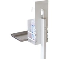 ライオン事務器 消毒液スタンド脚付足踏式 SS-1FSL 幅300×奥行300×高さ1030mm SS-1FSL 1台（直送品）