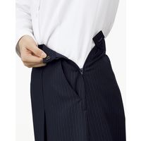 ボンマックス BONOFFICE Aラインスカート ブラックＸブルー １７号 AS2324-30-17（直送品）