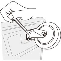 キャスター SR-75BN 1個 ユーエイ（直送品）