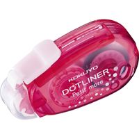 コクヨ テープのり ドットライナープチモア 使いきり ピンク しっかり貼るタイプ タ-D920-06P 1セット（20個）