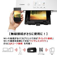 キヤノン Canon A4カラーインクジェット複合機 PIXUS TS8430WH ホワイト キャノン ピクサス プリンター