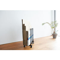 tower（タワー） ダンボールストッカー ブラック 1個 山崎実業