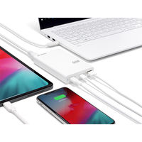 アーキサイト PD対応 3ポートUSB ACアダプタ Dual USB-C AM-PDC618A1 1台（直送品）