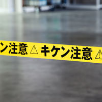 積水成型工業 標識テープ キケン注意 幅70mm×50m巻 /BER50D 1セット(5巻入)