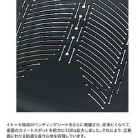 【設置込】イトーキ スピーナチェア エクストラハイバック 背座クロス 可動肘 ハンガー無 アルミベース ヘッドレスト付 アンバーオレンジ 1脚（直送品）