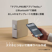 キングジム テプラPRO（MARK）_ベージュ SR-MK1へー 1台