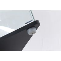 不二貿易 コーナーコレクションケース 3段 幅665×奥行350×高さ1450mm ブラック 99471 1台（直送品）